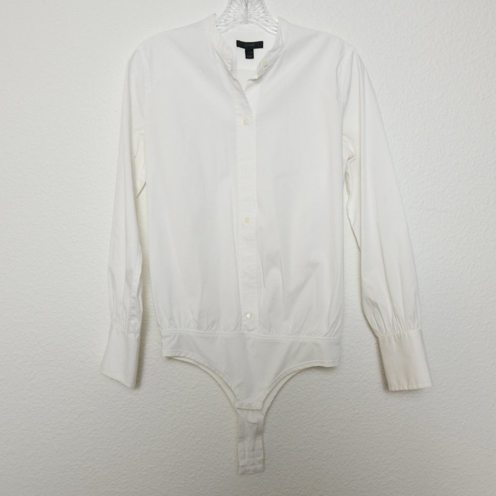 J.Crew white cotton Bodysuit